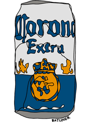 corona extra beer can