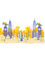 NYC Skyline Mask 2020