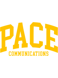 pace communicationscollege font curved