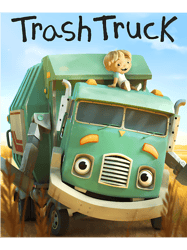 hank and trash truck cartoon