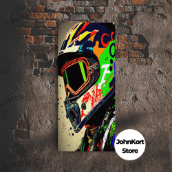 motorcycle wall art framed print, motorcycle poster print, motogp art, motorcycle gifts, motorcycle gift, biker gift rea