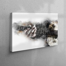 workplace decor, large workplace decor, canvas art, music room wall decor, music lover gift artwork, music instruments 3
