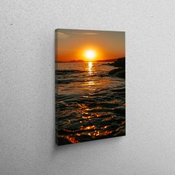 workplace decor, living room wall art, canvas gift, landscape 3d workplace decor, nature landscape canvas gift, view art