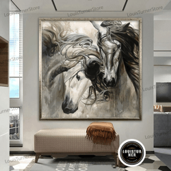 decorative wall art, bronco wall art, horse canvas art, animal wall art, canvas wall art, modern wall art, animal canvas