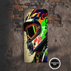 framed canvas ready to hang, motorcycle wall art framed print, motorcycle poster print, motogp art, motorcycle gifts, mo