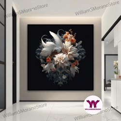 high quality decorative wall art, modern ballerina canvas painting, abstract ballerina print wall art, ballerina canvas