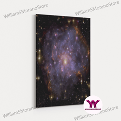 decorative wall art, galaxy full of stars, universe telescope art, framed canvas print, wall decor, cool wall art