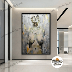 decorative wall art, decorate the living room, bedroom and workplace, female body naked canvas wall art, woman body nake