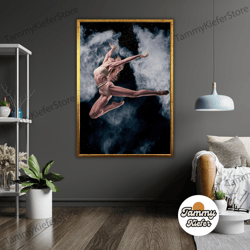 decorative wall art, decorate the living room, bedroom and workplace, woman dancing ballet canvas, ballet artwork, balle