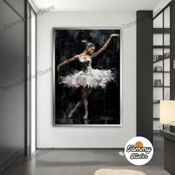 decorative wall art, decorate the living room, bedroom and workplace, ballerina canvas, effect ballerina girl print, bal