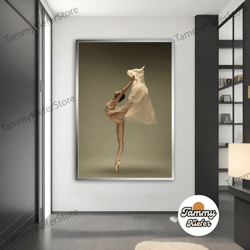 decorative wall art, decorate the living room, bedroom and workplace, modern ballerina canvas painting, abstract balleri