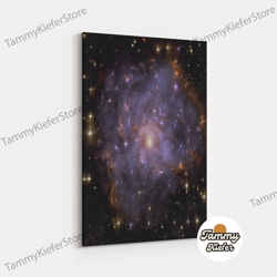 high quality decorative wall art, galaxy full of stars, universe telescope art, framed canvas print, wall decor, cool wa