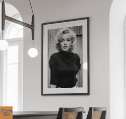 marilyn monroe canvas, fashion photography, old hollywood print, wall art, , black and white, marilyn monroe print