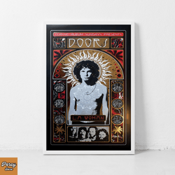 the doors music gig concert canvas classic retro rock vintage wall art print decor canvas canvas-1