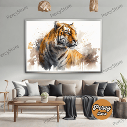 wall decoration canvas painting - living room bedroom home and office wall decoration canvas art, noble tiger canvas pai