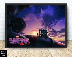 guardians of the galaxy movie canvas canvas wall art family decor, home decor, frame option