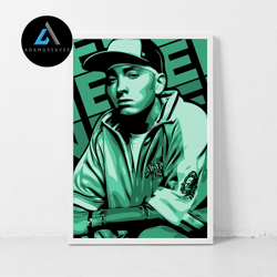 decorative wall art, eminem canvas print, music prints, music canvas, music wall art decor canvas canvas