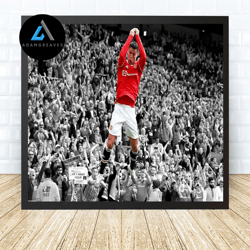 decorative wall art, ronaldo football canvas canvas wall art family decor, home decor, frame option-1