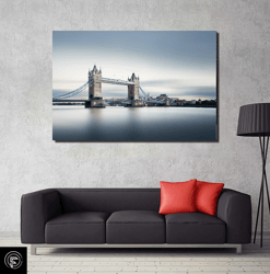 london tower bridge wall art, london tower bridge canvas print, london print art, tower bridge poster, tower bridge home