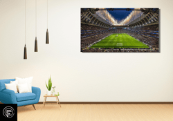 spurs stadium football wall art decor, tottenham hotspur stadium poster print, stadium wall decor, sport room wall decor