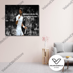 decorative wall art, novak djokovic poster print art, novak djokovic canvas wall art print, tennis wall art decors, man