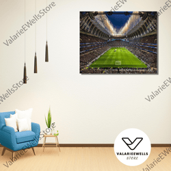 decorative wall art, spurs stadium football wall art decor, tottenham hotspur stadium poster print, stadium wall decor,