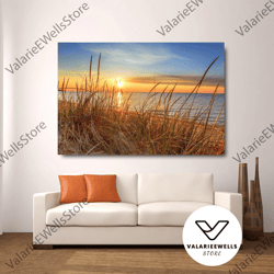 decorative wall art, sunset print art, landscape canvas wall art, landscape wall decor, sunset landscape wall art, moder