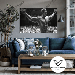 decorative wall art, arnold schwarzenegger poster, body building canvas, arnold schwarzenegger motivational inspirationa