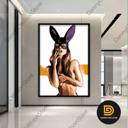 erotic canvas, erotic wall decor, naked woman art canvas, nude canvas art, erotic woman wall decor, bedroom canvas art,