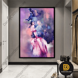 ethnic canvas art, women wall art, canvas wall art, ethnic women wall art, sexy woman wall art, erotic wall art, canvas