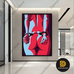 nude body canvas, woman art, bedroom, new house gift ideas,nude canvas print, sexy body decor,bedroom decoration,erotic