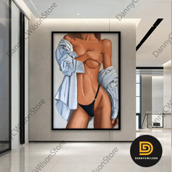 nude sexy body,canvas wall art, home erotic wall art, nude wall decor above wall decor,classic nude art, bedroom decor,