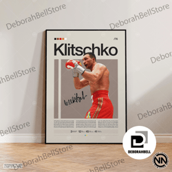 wladimir klitschko canvas, boxing canvas, sports canvas, boxing wall art, mid-century modern, motivational canvas, sport