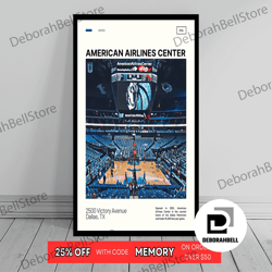 american airlines center print  dallas mavericks canvas  nba art  nba arena canvas   oil painting  modern art   travel,