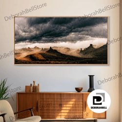 framed canvas ready to hang, arizona landscape canvas print, western theme art, wild west art