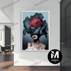 amazing woman modern canvas, modern painting, wall art, modern canvas, abstract art, canvas art, decor for gift