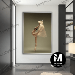 modern ballerina canvas painting, abstract ballerina print wall art, ballerina canvas wall decor, dance  woman, decor fo