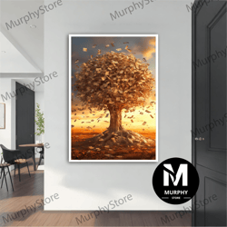 tree canvas art, flower wall art, wall art, canvas art, framed canvas art, modern flower wall art, tree canvas print