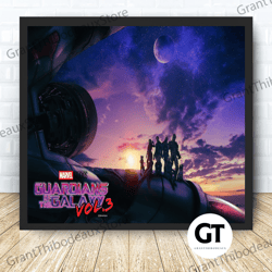 decorative wall art, decorate the living room, bedroom and workplace, guardians of the galaxy movie canvas canvas wall a