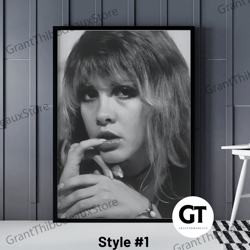 decorative wall art, decorate the living room, bedroom and workplace, stevie nicks canvas, stevie nicks young smoking ca