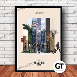 decorative wall art, decorate the living room, bedroom and workplace, the last of us game canvas canvas wall art family