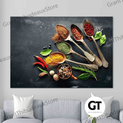 decorative wall art, decorate the living room, bedroom and workplace, wall art  spices, abstract wall art, indian spices