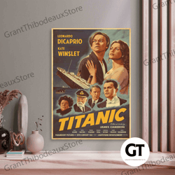 decorative wall art, decorate the living room, bedroom and workplace, wall art  titanic canvas, titanic canvas, vintage