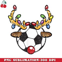 soccer ball reindeer christmas pajama xmas lights sport png download