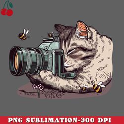 kitty photographing bees png download