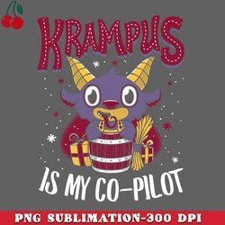 krampus is my copilot  creepy cute childrens book christmas monster png download