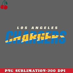 Los Angeles Chargers  by  Buck Tee Original Design PNG Download