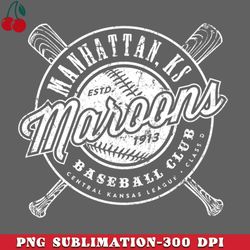 manhattan maroons baseball png download