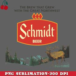 schmidt beer retro defunct nature scene png download