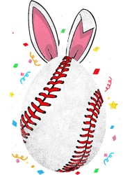 baseball lover easter baseball ball egg bunny ears funny gifts player boys baseball